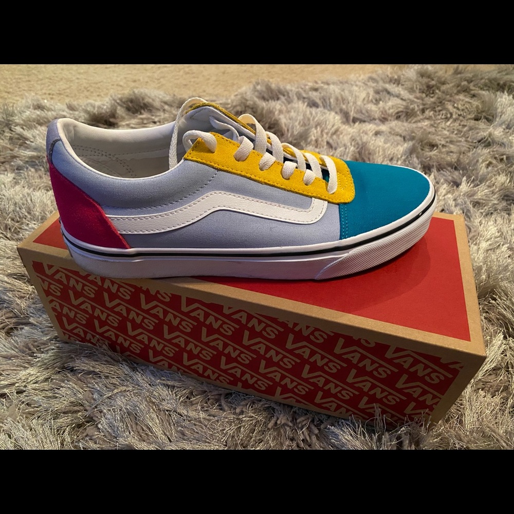 Women’s Multi-Color Block Vans